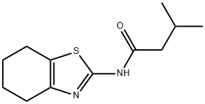 3-methyl-N-(4,5,6,7-tetrahydro-1,3-benzothiazol-2-yl)butanamide Structure