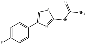 4-(4-氟苯基)-1,3-噻唑-2-基]硫脲,835910-55-9,结构式