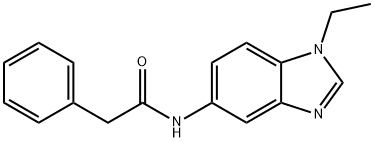 N-(1-ethylbenzimidazol-5-yl)-2-phenylacetamide|