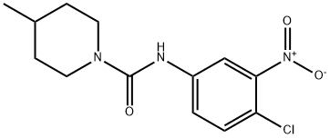 N-(4-chloro-3-nitrophenyl)-4-methylpiperidine-1-carboxamide Structure