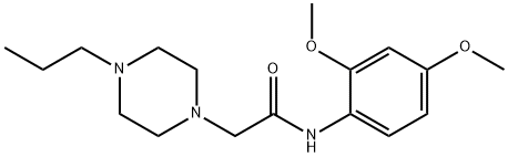 N-(2,4-dimethoxyphenyl)-2-(4-propylpiperazin-1-yl)acetamide,890269-96-2,结构式