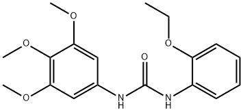 1-(2-ethoxyphenyl)-3-(3,4,5-trimethoxyphenyl)urea Structure