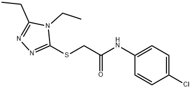 896590-04-8 N-(4-chlorophenyl)-2-[(4,5-diethyl-1,2,4-triazol-3-yl)sulfanyl]acetamide