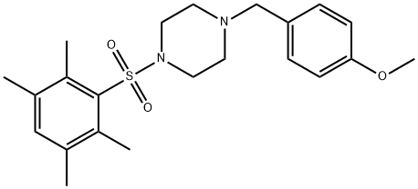 897546-05-3 1-[(4-methoxyphenyl)methyl]-4-(2,3,5,6-tetramethylphenyl)sulfonylpiperazine