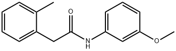 N-(3-methoxyphenyl)-2-(2-methylphenyl)acetamide