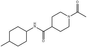 915901-02-9 1-acetyl-N-(4-methylcyclohexyl)piperidine-4-carboxamide