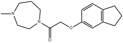 2-(2,3-dihydro-1H-inden-5-yloxy)-1-(4-methyl-1,4-diazepan-1-yl)ethanone