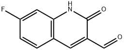 7-fluoro-2-oxo-1H-quinoline-3-carbaldehyde Structure