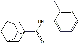 N-(2-methylphenyl)adamantane-1-sulfinamide Structure