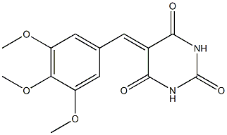 5-[(3,4,5-trimethoxyphenyl)methylidene]-1,3-diazinane-2,4,6-trione