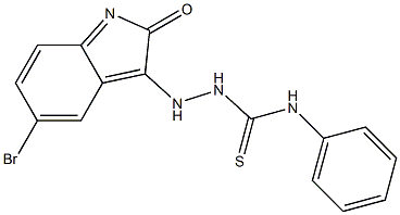 1-[(5-bromo-2-oxoindol-3-yl)amino]-3-phenylthiourea