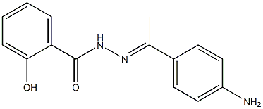 N-[(E)-1-(4-aminophenyl)ethylideneamino]-2-hydroxybenzamide