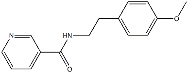 N-[2-(4-methoxyphenyl)ethyl]pyridine-3-carboxamide