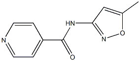  N-(5-methyl-1,2-oxazol-3-yl)pyridine-4-carboxamide