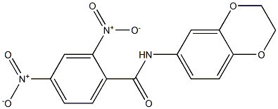 N-(2,3-dihydro-1,4-benzodioxin-6-yl)-2,4-dinitrobenzamide