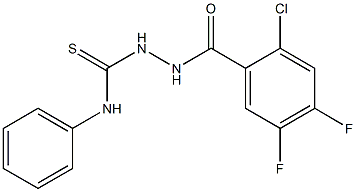  1-[(2-chloro-4,5-difluorobenzoyl)amino]-3-phenylthiourea