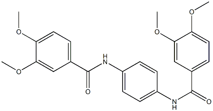 N-[4-[(3,4-dimethoxybenzoyl)amino]phenyl]-3,4-dimethoxybenzamide
