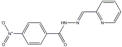 4-nitro-N-[(E)-pyridin-2-ylmethylideneamino]benzamide