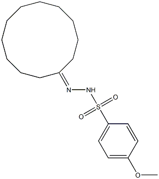 N-(cyclododecylideneamino)-4-methoxybenzenesulfonamide