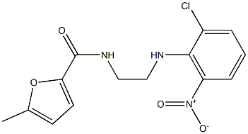 N-[2-(2-chloro-6-nitroanilino)ethyl]-5-methylfuran-2-carboxamide