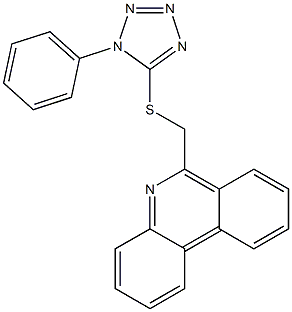 6-[(1-phenyltetrazol-5-yl)sulfanylmethyl]phenanthridine