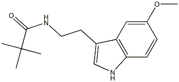 N-[2-(5-methoxy-1H-indol-3-yl)ethyl]-2,2-dimethylpropanamide