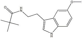  N-[2-(5-methoxy-1H-indol-3-yl)ethyl]-2,2-dimethylpropanamide