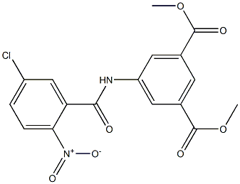 dimethyl 5-[(5-chloro-2-nitrobenzoyl)amino]benzene-1,3-dicarboxylate