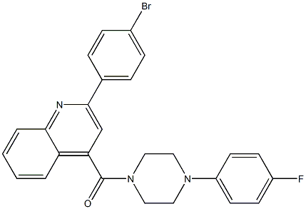 [2-(4-bromophenyl)quinolin-4-yl]-[4-(4-fluorophenyl)piperazin-1-yl]methanone