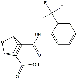 2-[[2-(trifluoromethyl)phenyl]carbamoyl]-7-oxabicyclo[2.2.1]hept-5-ene-3-carboxylic acid