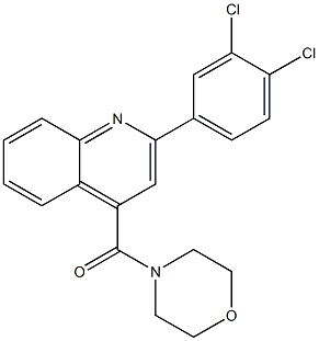 [2-(3,4-dichlorophenyl)quinolin-4-yl]-morpholin-4-ylmethanone