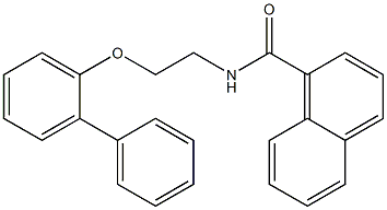 N-[2-(2-phenylphenoxy)ethyl]naphthalene-1-carboxamide Structure