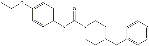 4-benzyl-N-(4-ethoxyphenyl)piperazine-1-carboxamide