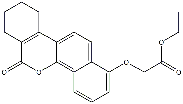 ethyl 2-[(6-oxo-7,8,9,10-tetrahydronaphtho[1,2-c]isochromen-1-yl)oxy]acetate