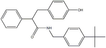  N-[(4-tert-butylphenyl)methyl]-3-(4-hydroxyphenyl)-2-phenylpropanamide