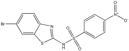 N-(6-bromo-1,3-benzothiazol-2-yl)-4-nitrobenzenesulfonamide