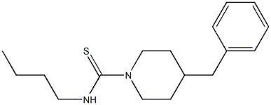 4-benzyl-N-butylpiperidine-1-carbothioamide,,结构式