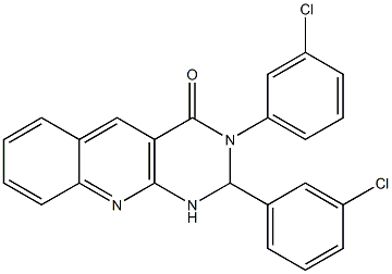2,3-bis(3-chlorophenyl)-1,2-dihydropyrimido[4,5-b]quinolin-4-one