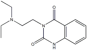 3-[2-(diethylamino)ethyl]-1H-quinazoline-2,4-dione Structure
