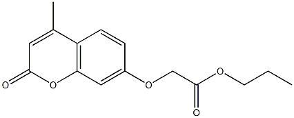 propyl 2-(4-methyl-2-oxochromen-7-yl)oxyacetate