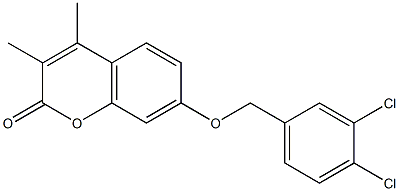  7-[(3,4-dichlorophenyl)methoxy]-3,4-dimethylchromen-2-one
