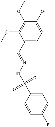 4-bromo-N-[(E)-(2,3,4-trimethoxyphenyl)methylideneamino]benzenesulfonamide