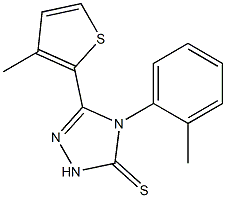 4-(2-methylphenyl)-3-(3-methylthiophen-2-yl)-1H-1,2,4-triazole-5-thione