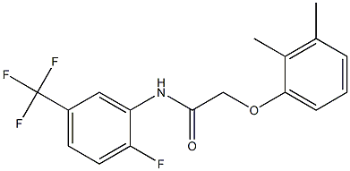  2-(2,3-dimethylphenoxy)-N-[2-fluoro-5-(trifluoromethyl)phenyl]acetamide