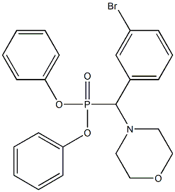 4-[(3-bromophenyl)-diphenylphosphorylmethyl]morpholine Struktur