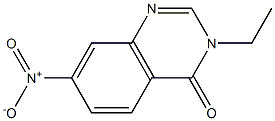 3-ethyl-7-nitroquinazolin-4-one Struktur