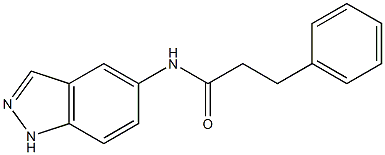 N-(1H-indazol-5-yl)-3-phenylpropanamide Structure
