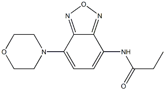 N-(4-morpholin-4-yl-2,1,3-benzoxadiazol-7-yl)propanamide