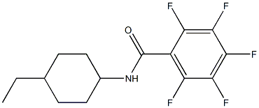  N-(4-ethylcyclohexyl)-2,3,4,5,6-pentafluorobenzamide