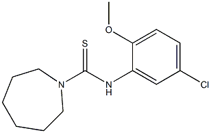 N-(5-chloro-2-methoxyphenyl)azepane-1-carbothioamide